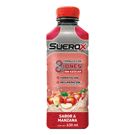 Suerox Bebida Isotónica Manzana 630 Ml