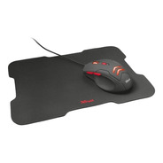 Combo Mouse Gamer Trust Ziva 6 Botones + Pad Mouse Luz