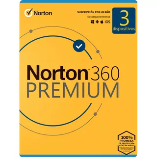 Antivirus Norton 360 Premium - 3 Dispositivos