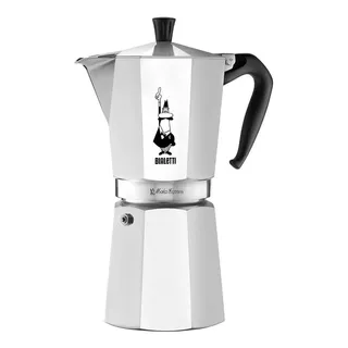 Cafetera Bialetti Moka Express 12 Cups Manual Aluminio Italiana