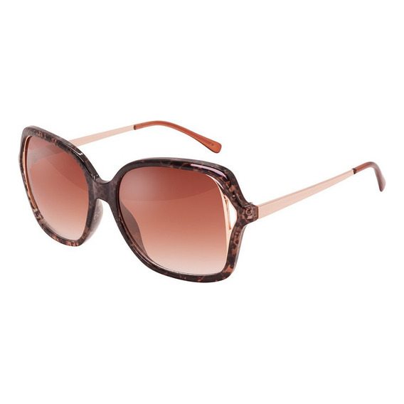 Lentes De Sol Nine West 231002 Para Dama Snake Café Cuadrado