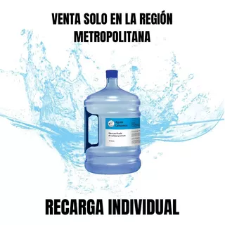 Recarga 10 Litros Agua Purificada