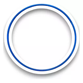 Bambolê Profissional Azul 90 Cm Colapsável De Polipro 3/4  