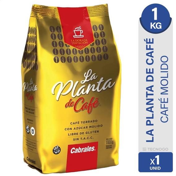 Cafe Torrado Molido La Planta De Cafe Cabrales 1000g 1kg