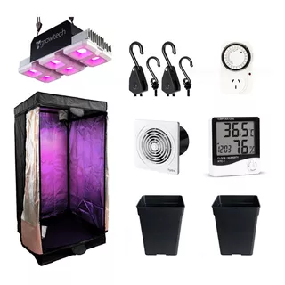 Kit Indoor Completo Carpa 80x80x160 Led Growtech 300w