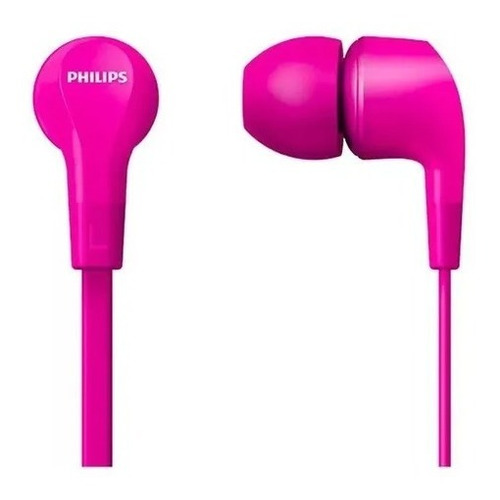 Audifono Philips In Ear Con Cable Tae1105 Rosa