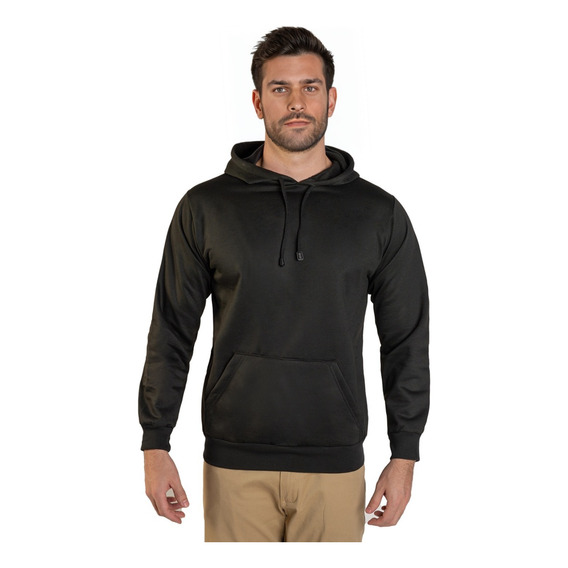 Sudadera Stretch Para Hombre Moda Con Capucha Hoodie Basico 