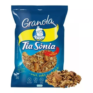 Kit 4 X Granola Tia Sônia - Sem Uvas Passas - 1 Kg