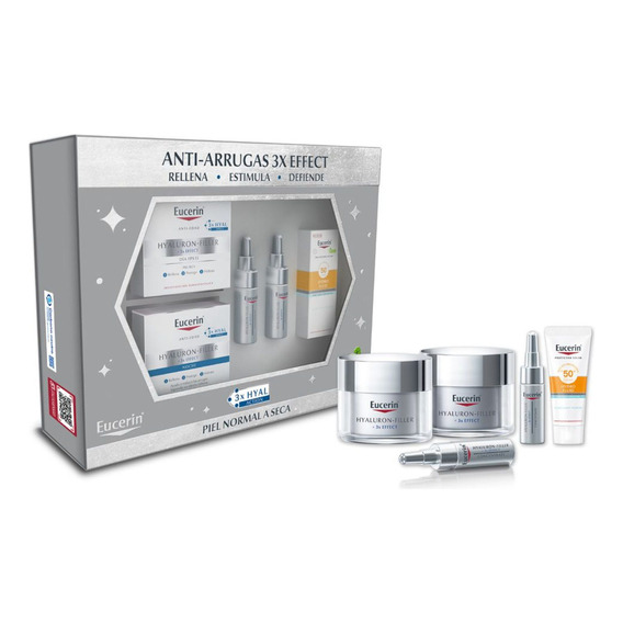 Eucerin Pack Rutina Anti-arrugas 3x Effect