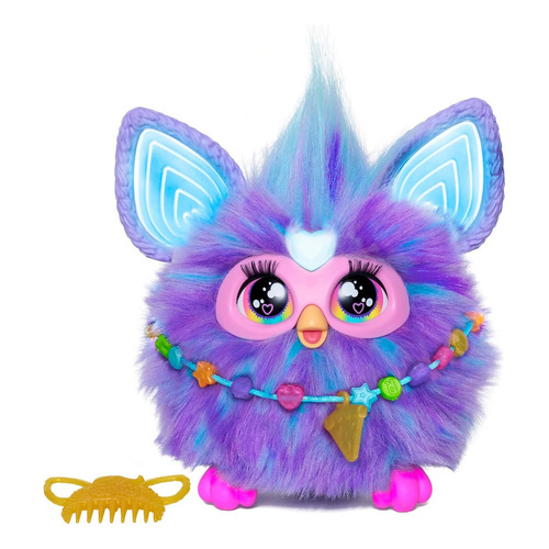 Furby Violeta Mascota Interactiva 5 Comandos Hasbro Color Púrpura