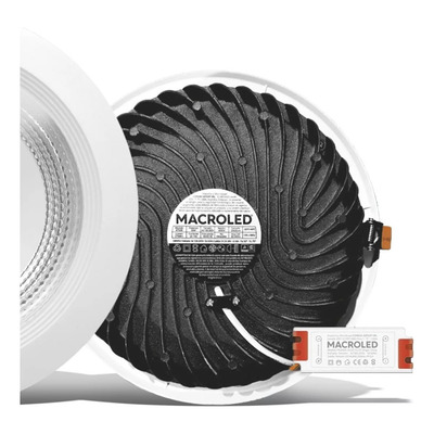 Panel Embutir Circular Led Pro Cob 30w Downlight 110-220v Mc