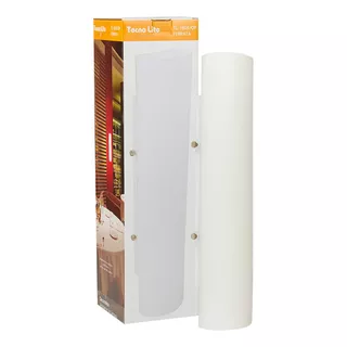 Lampara De Pared Base G9 47.6w Ferrata Opalino Tecnolite Color Blanco