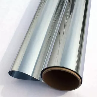 Insulfilm Espelhado Prata 1,50x5,00m Profissional Poliester