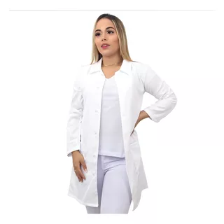 Jaleco Gabardine Feminino Acinturado Curso Médico Atacado