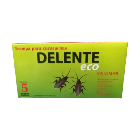 Eco Delente Trampa Cucarachas 10 Unidades