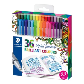 Staedtler 334 C36 |  Fineliner Triplus 36 Canetas Ponta Fina