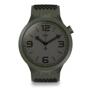 Reloj Swatch Bbbubbles So27m100 Big Bold Silicona Verde