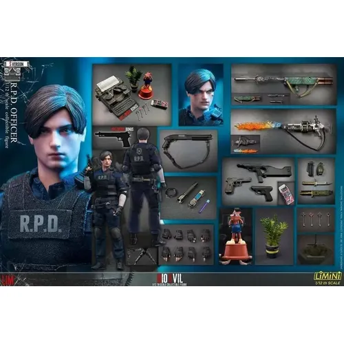 Leon S Kennedy 1/12 Lim Toys - Resident Evil 2 Remake Deluxe