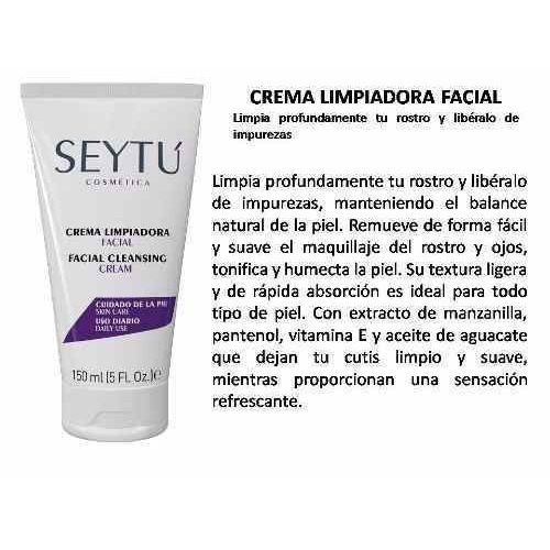 Crema Limpiadora Facial Seytú de 150mL