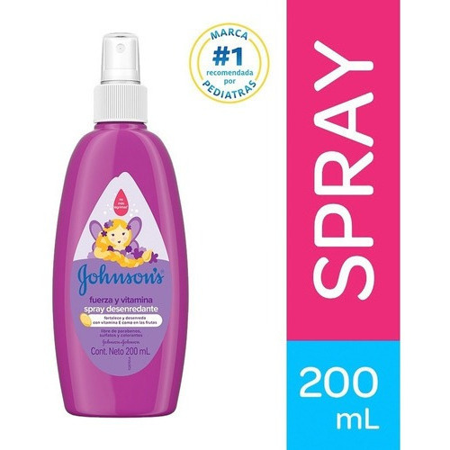  Spray Peinar Johnsons Baby Fuerza Y Vitamina X 200ml