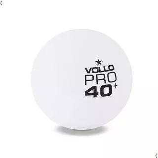 Bola Tênis De Ping Pong Branca Kit Com 6 Uni Vollo