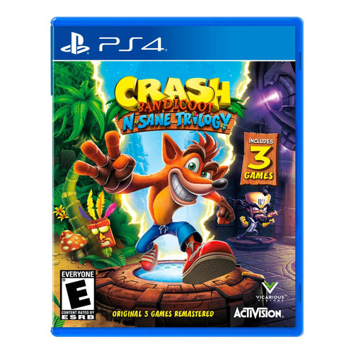 Crash Bandicoot: N. Sane Trilogy  Standard Edition Activision PS4 Físico