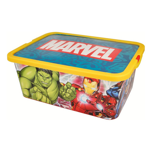 Caja Organizadora Infantil Avengers 13 Lts Plástica 