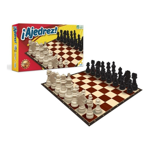 Juego De Mesa Ronda Ajedrez Clásico X 33 Pza