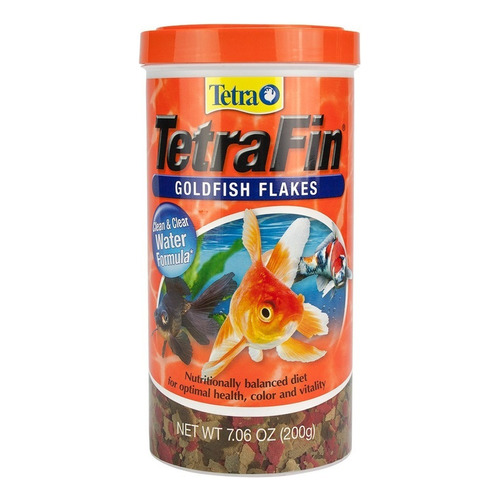 Alimento Peces Tetrafin Goldfish Flakes 200 Gr 7.06 Oz