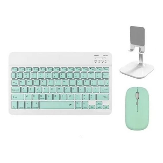 Kit De Teclado Bluetooth Con Ratón Soporte Teléfono/tablet