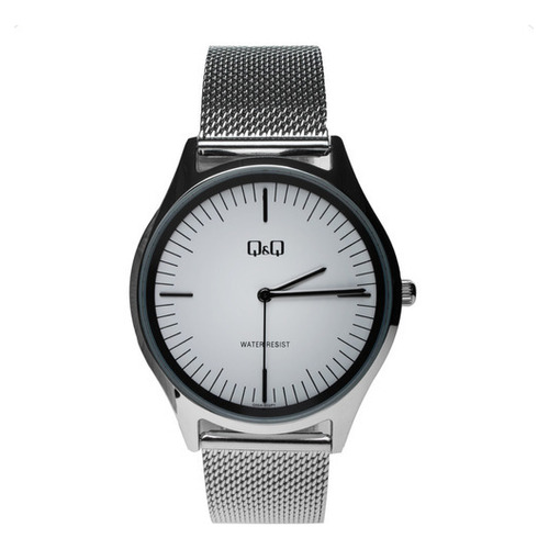 Reloj Q&q Hombre Azul Casual Azul Vr18j010y Color De La Correa Plateado/blanco 2