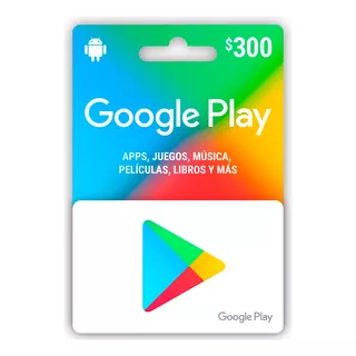 Saldo Google Play 300