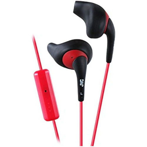 Jvc Negro Y Rojo Nozzel Auriculares De Ajuste Comodo Y Segu