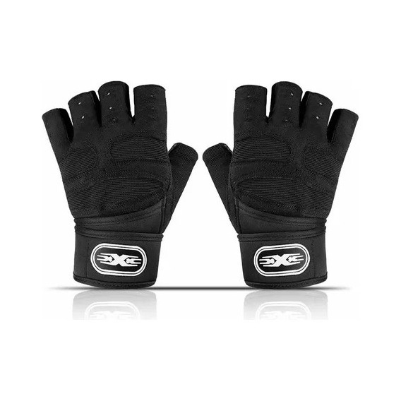 Guantes Entrenamiento Gym Levantamiento De Pesas Negro