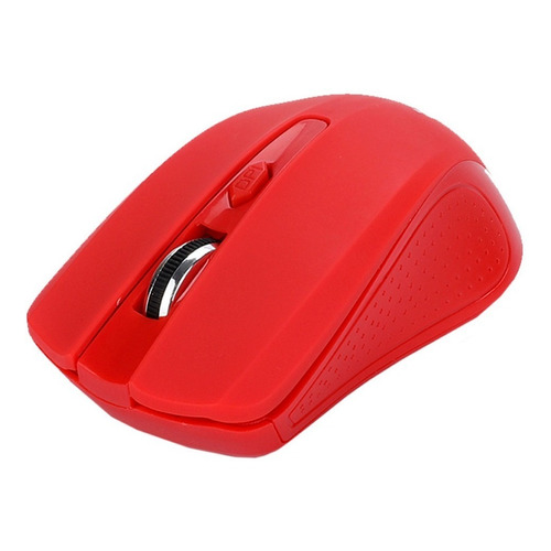 Mouse Nextep Inalámbrico 1600dpi Receptor Usb Rojo /vc
