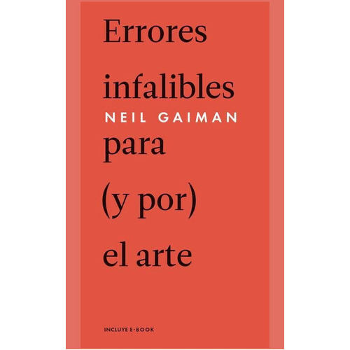 Errores Infalibles, De Gaiman, Neil. Editorial Malpaso, Tapa Dura En Español, 2015