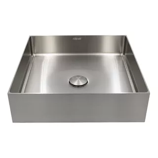 Ovalin Lavabo Cuadrado Acero Inoxidable 304 Satin Super Lujo Acabado Satinado Color Satinado