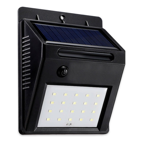 Lampara Farol Solar Foco Led Sensor Movimiento Exterior