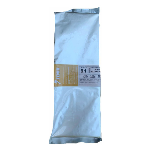 Chocolate 91 Blanco Fluido 1kg - Fenix