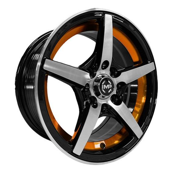 Paquete 4 Rines 13 8x100/114.3 Bmf Orange Matiz Tsuru