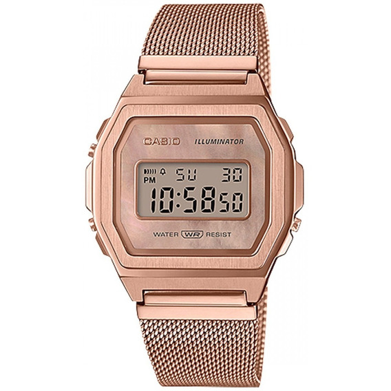 Reloj Casio Vintage Digital Original Oro Rosa/champ Dama