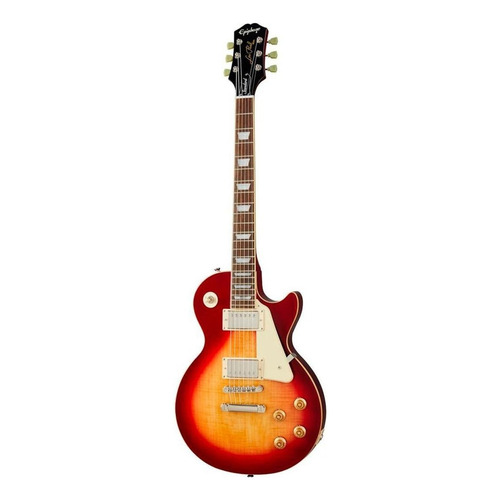 Guitarra eléctrica Epiphone Inspired by Gibson Les Paul Standard 50s de caoba heritage cherry sunburst brillante con diapasón de laurel indio