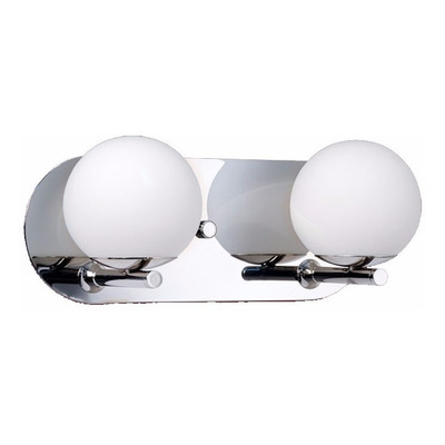 Aplique 2 Luces Relleu 1531 Apto Led G9 Acero Y Vidrio Rd