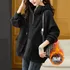 Black fleece-lined