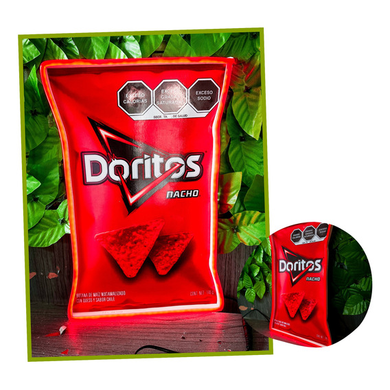 Letrero Neon Doritos (snacks Neonled)