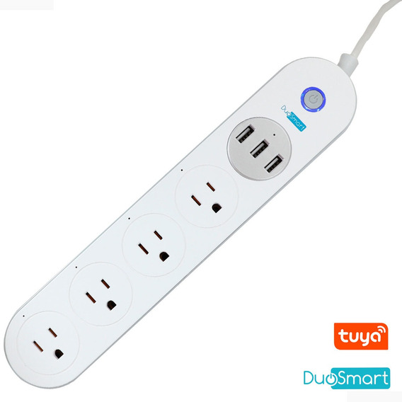 Barra Multicontacto Wifi 4contactos/3 Usb Duosmart