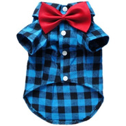 Camisa A Cuadros Hooddeal Para Perros, Suave, Casual, D