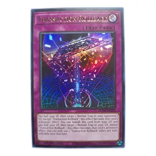 Yugi-oh! Transaction Rollback Mzmi-en038 Ultra