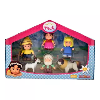 Heidi Pack De 6 Figuras 7 Cm Famosa