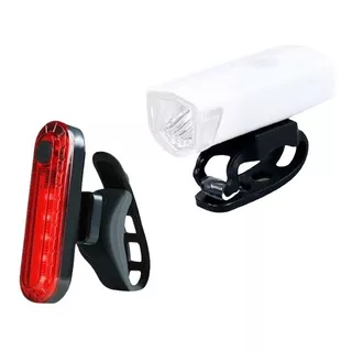 Kit Luces Trasera Y Delantera Para Bicicleta Recargables Led